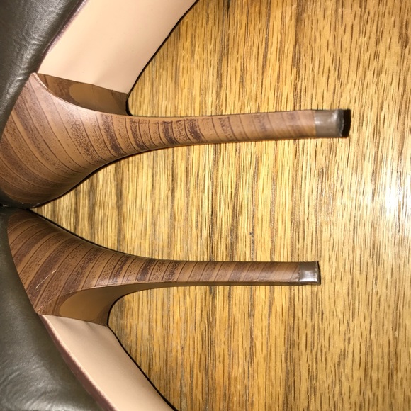 Olive green high heels - Picture 3 of 8